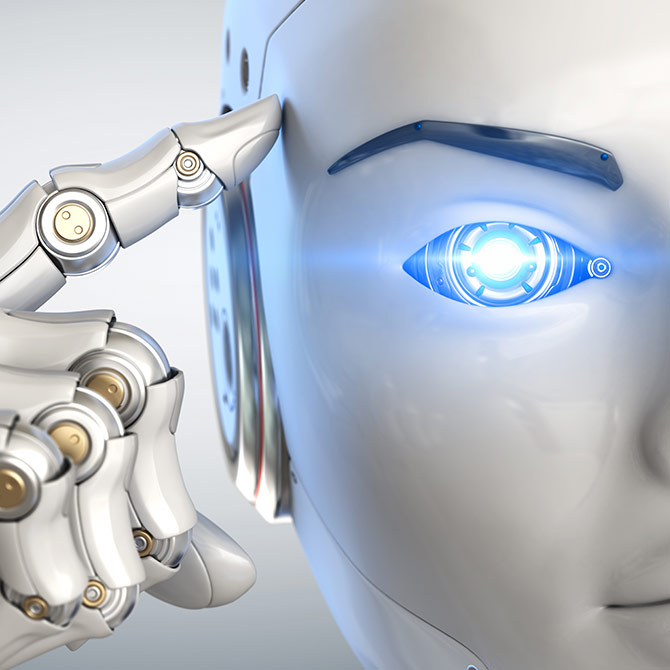 日本電産グループがロボット社会に挑むイメージ