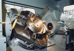 5-axis machining utilizing a rotary table