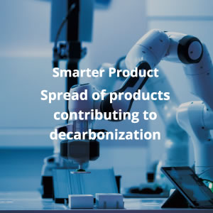 Smarter Product　Spread of products contributing to decarbonization