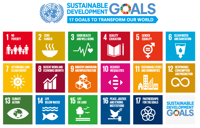 Sustainable Development Goals<br>17 GOALS TO TRANSFORM OUR WORLD