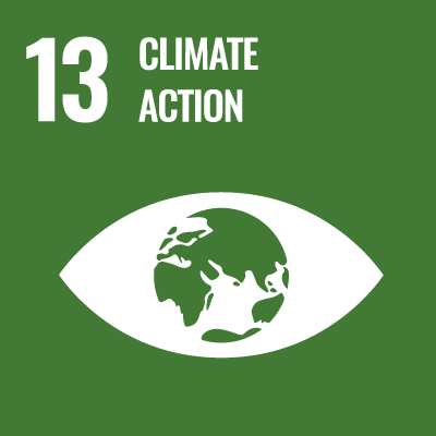 13 CLIMATE ACTION<br>Take urgent action to combat climate change its impacts