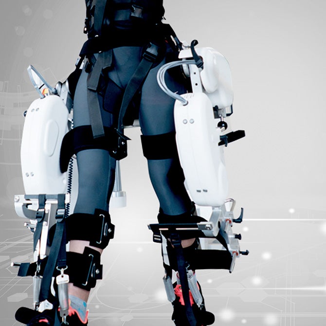 ロボットの動力源として期待されるブラシレスDCモータの搭載イメージ
