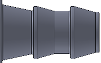 Tube fit 2 bumps