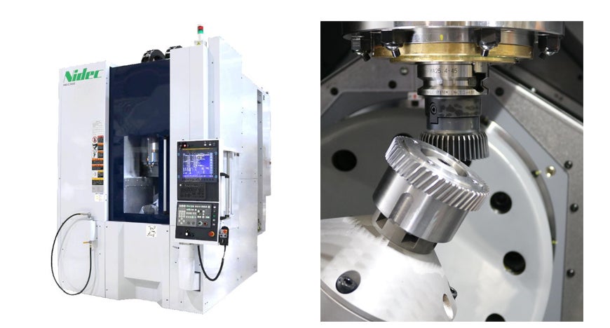 図２．5軸マシニングセンタ（ニデックマシンツール　MGC300）