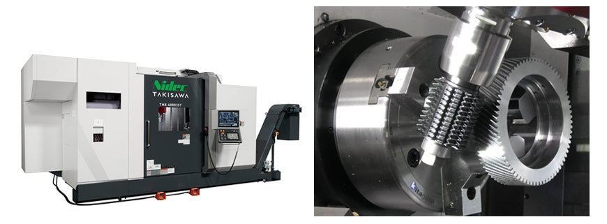 図４．複合加工機（TAKISAWA TMX-4000 Ⅱ ST）
