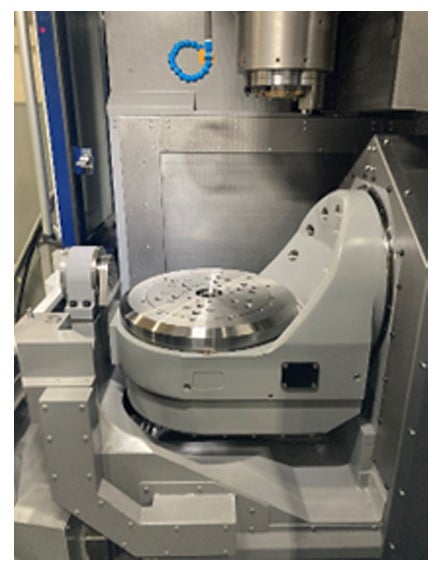 図６．歯車加工に必要な高速回転テーブル