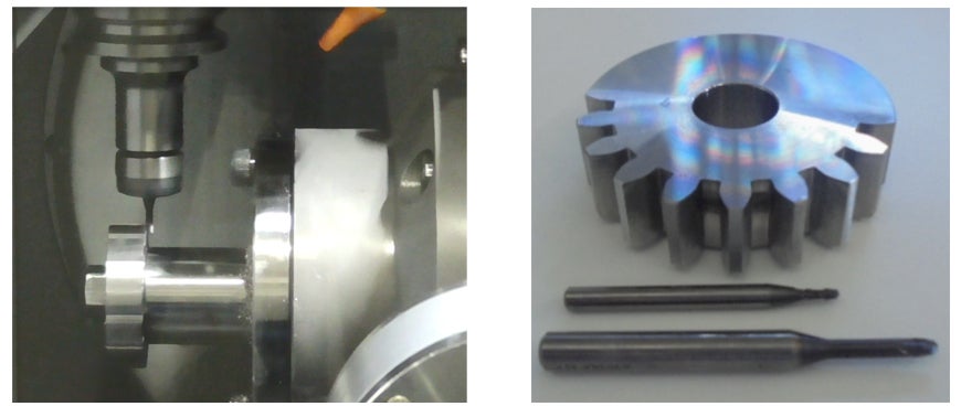 図１３．加工事例③（ギヤミーリング）
