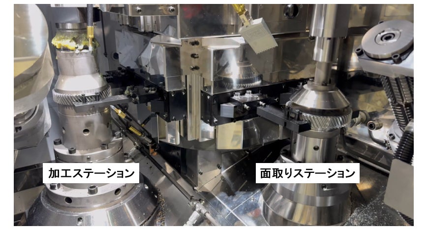 図１７．GE25CFの加工室内