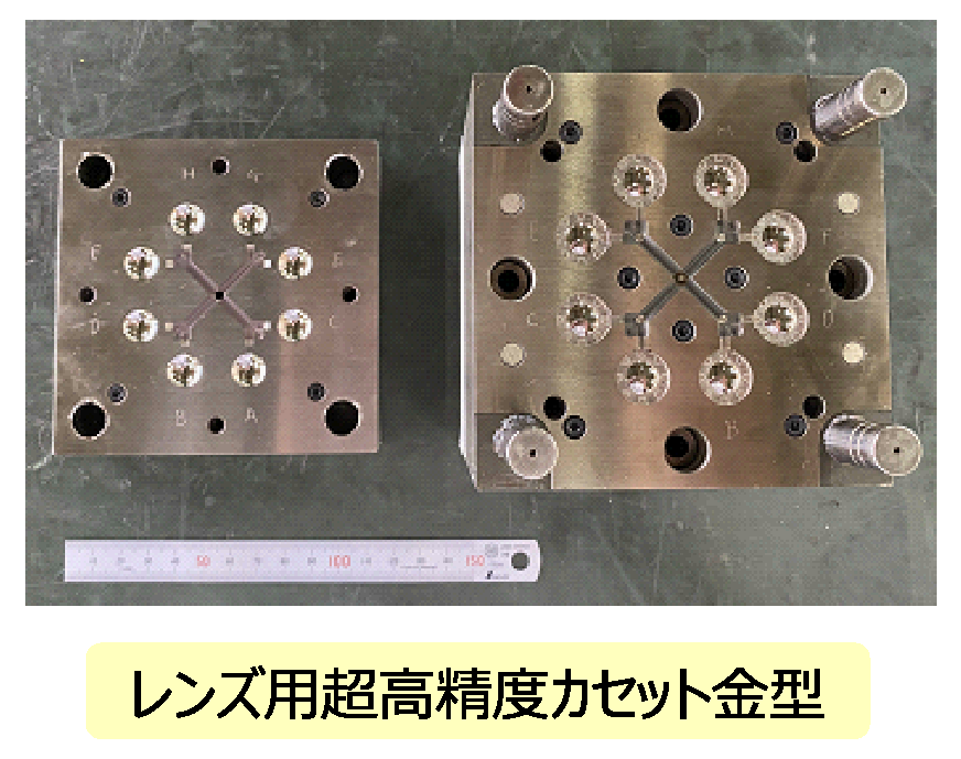 レンズ用超高精度カセット金型