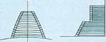 Extending outward and sizing radially or upward(double-cut)