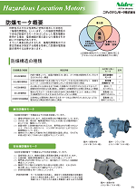 防爆モータラインナップ カタログ表紙