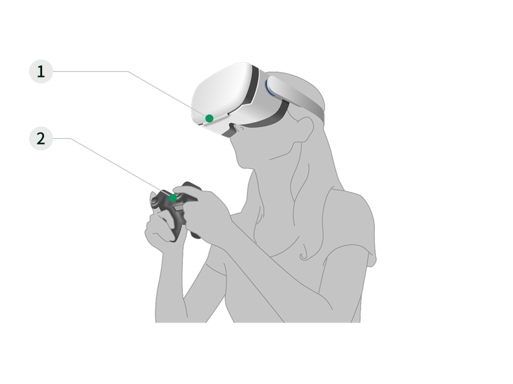VR・ゲーム用コントローラ