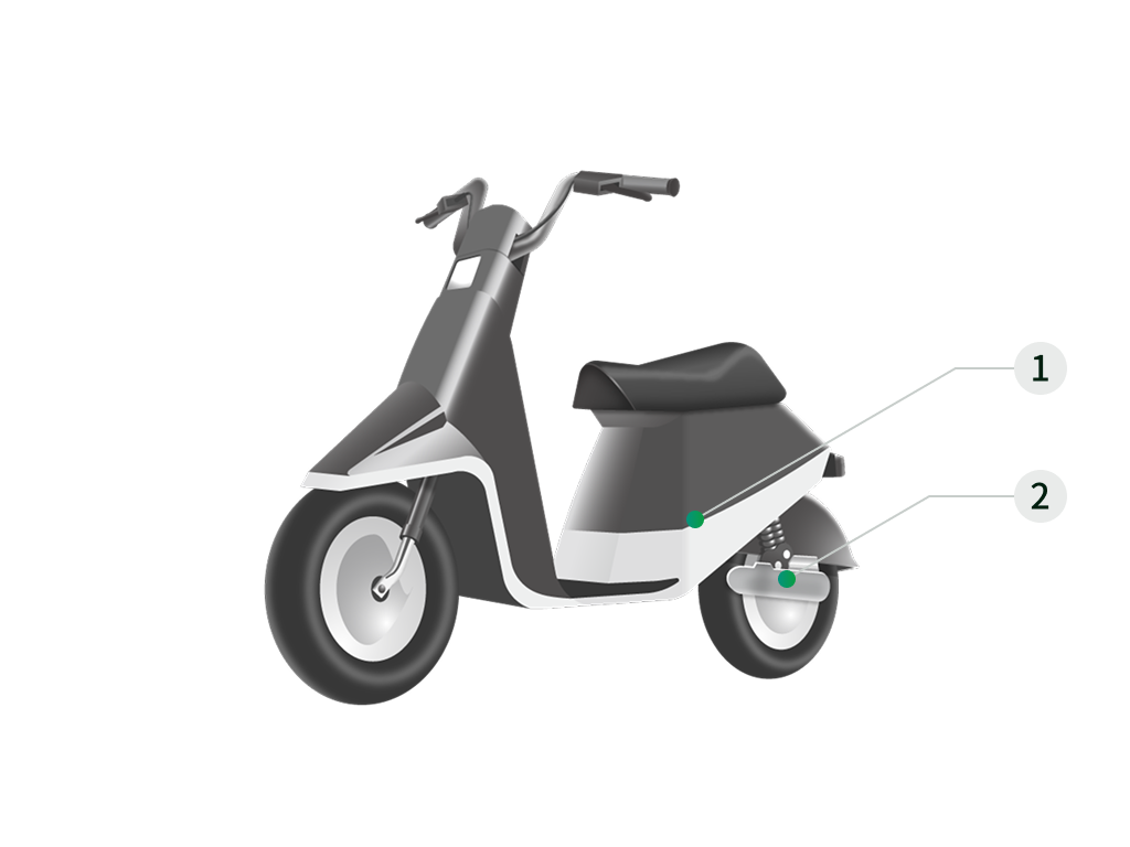 Small mobility (2 wheels)
