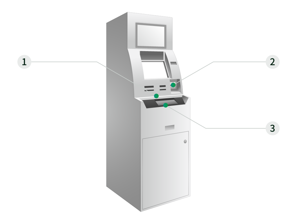 Financial terminals, Transportation terminals, Distribution terminals