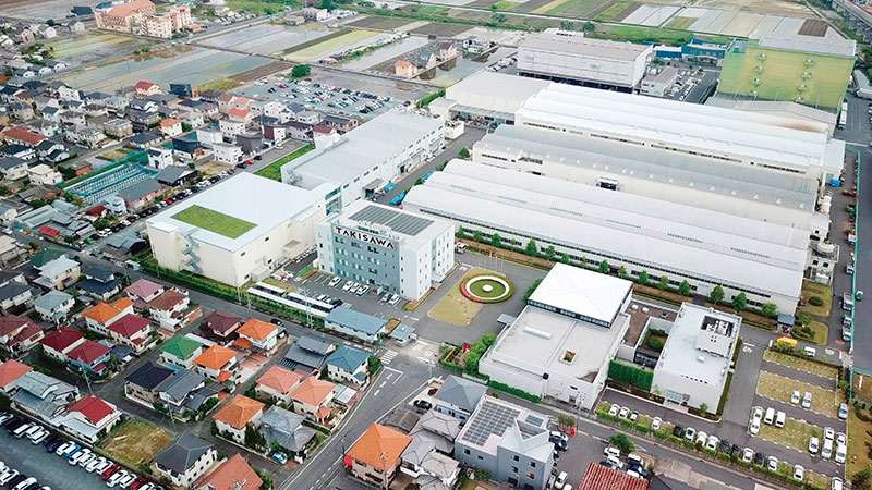 Plant that manufactures a variety of TAKISAWA products